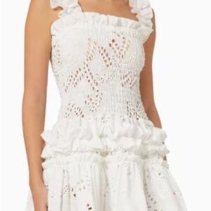 Elegant White Lace Dress